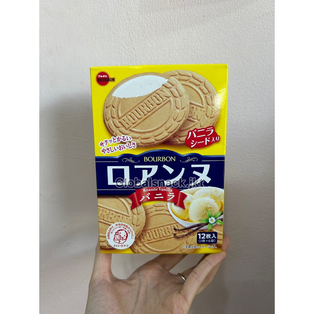 

BOURBON ROANNE VANILLA COOKIES - KUKKIA JEPANG