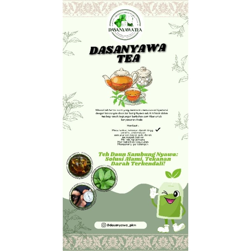 

Teh Daun Sambung Nyawa (ekonomis)