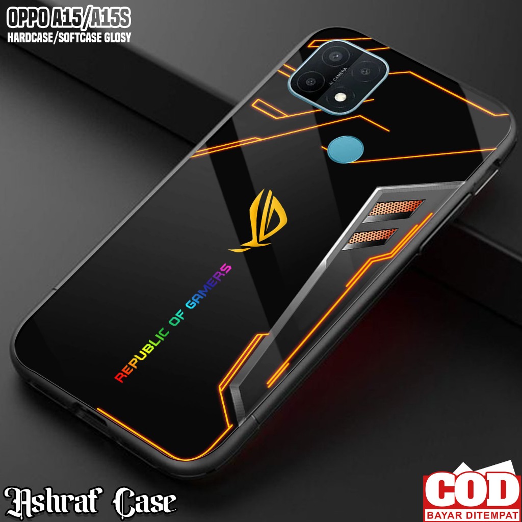 Case Oppo A15 / Oppo A15S - Casing Hp Oppo A15S / Oppo A15 ( R0G ) Silikon Hp Oppo A15 - Softcase Gl