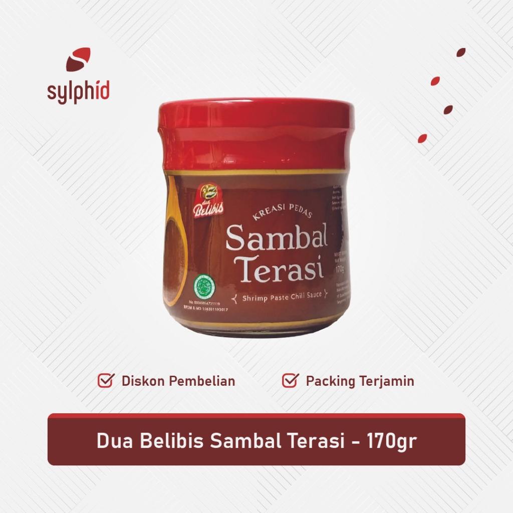 

Dua Belibis Sambal Terasi Jar 170 gram / Shrimp Paste Chili Sauce
