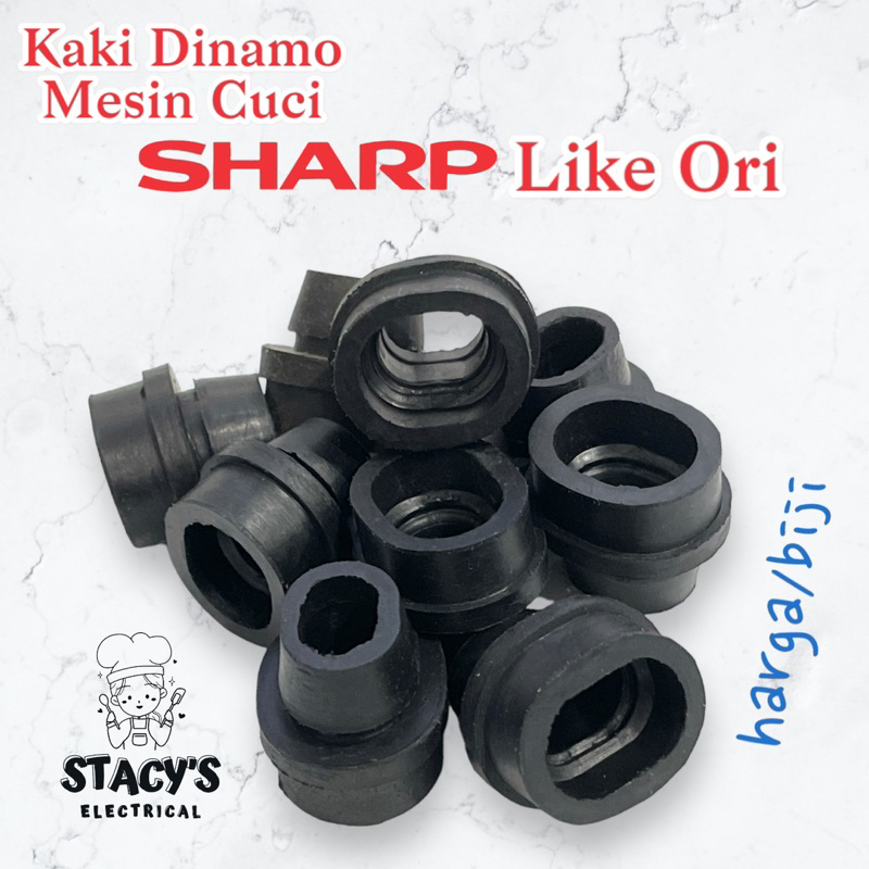 KAKI KARET DINAMO MESIN CUCI WASH SHARP