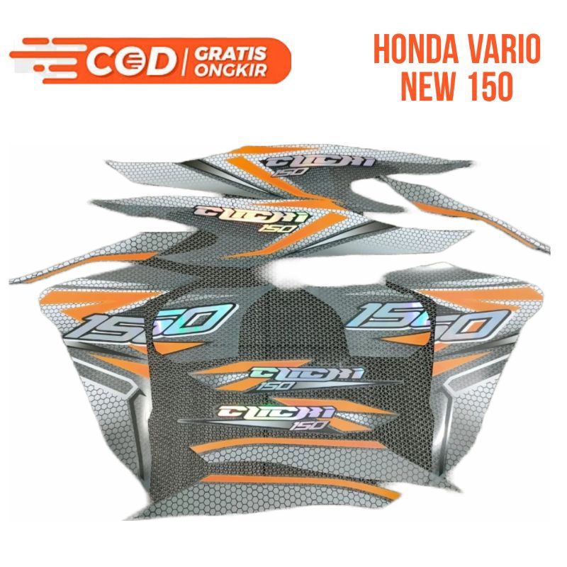 STRIPING VARIO NEW 150 TRANSPARAN HOLOGRAM DESIGN COMBINE