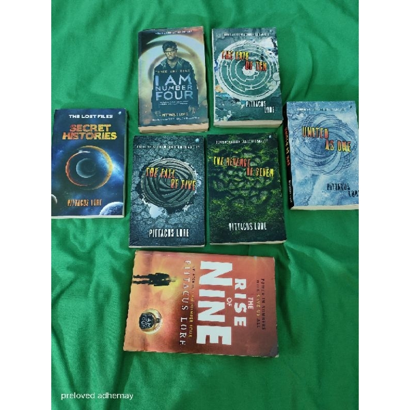Paket Buku i am number four the fate of ten the fall of five the revenge of seven the rise of nine u