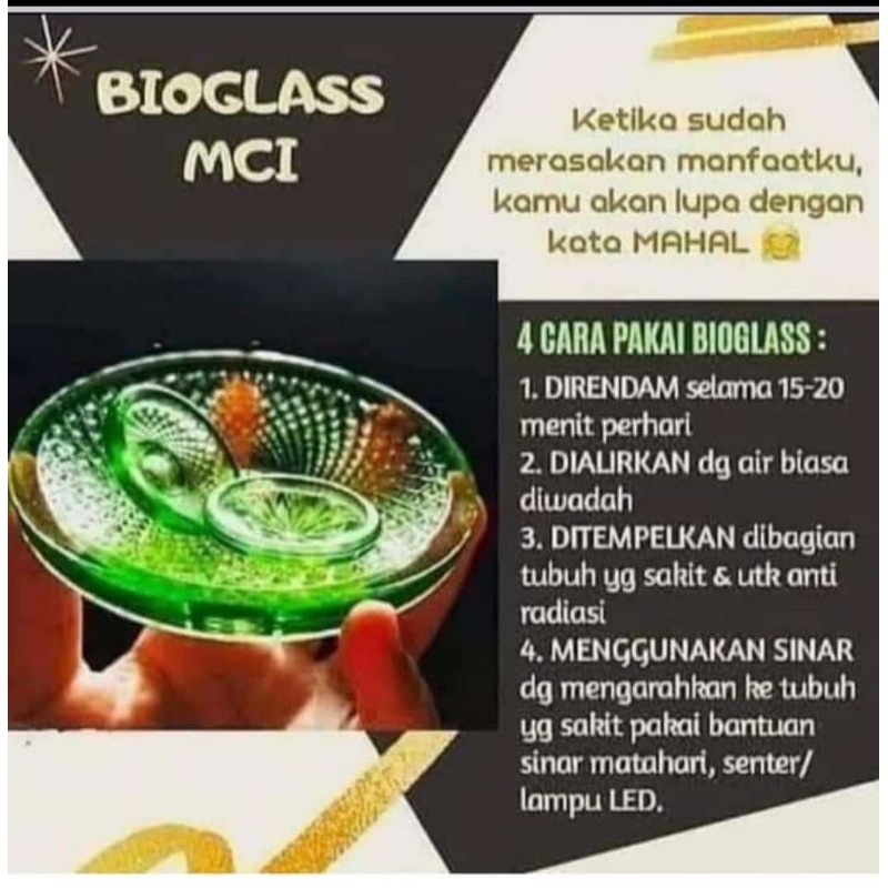 bioglass original by MCI promo