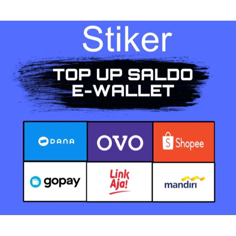Stiker E-Wallet
