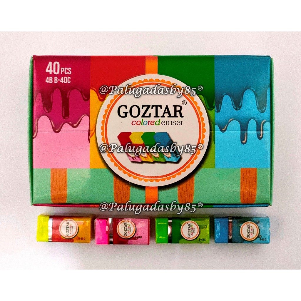 

(1 Biji) GROSIR Penghapus GOZTAR B-40 C Warna / Eraser Goztar B40 C / Goztar B40C Warna (1 Biji)