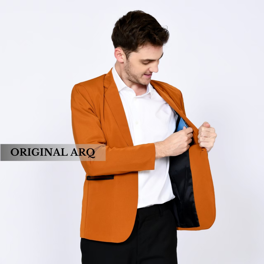 Jas Blazer polos ORIGINAL ARQ Bandung - jas formal dan kasual pria - jas big size jumbo