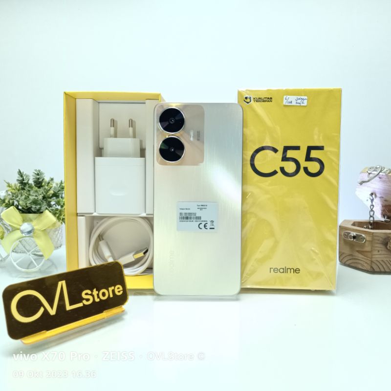 HP SECOND MURAH REALME C55 6/128 GARANSI RESMI PONSEL BEKAS