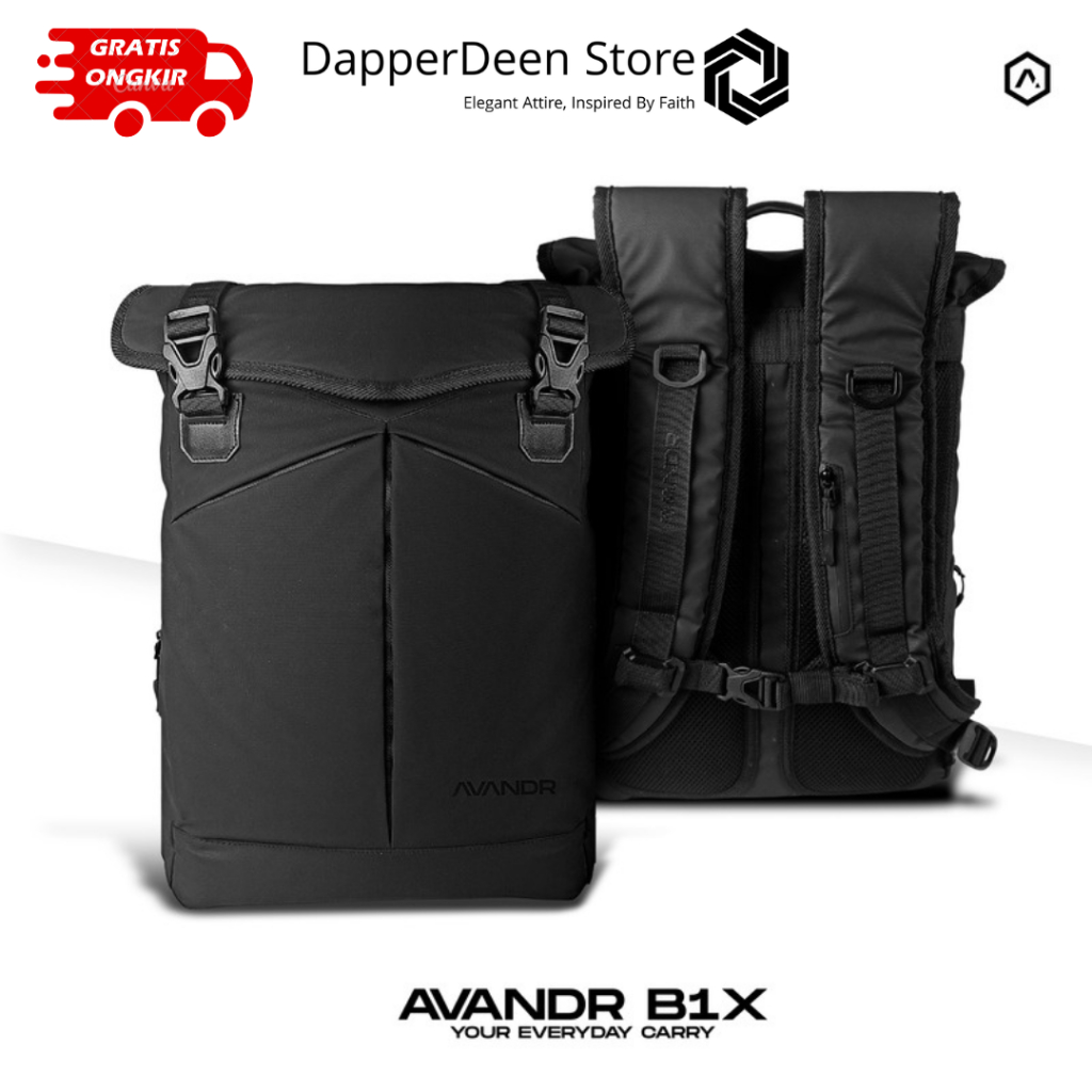 Avandr B1X Tas Kantor Tas Kerja Backpack Tas Laptop Tas Ransel