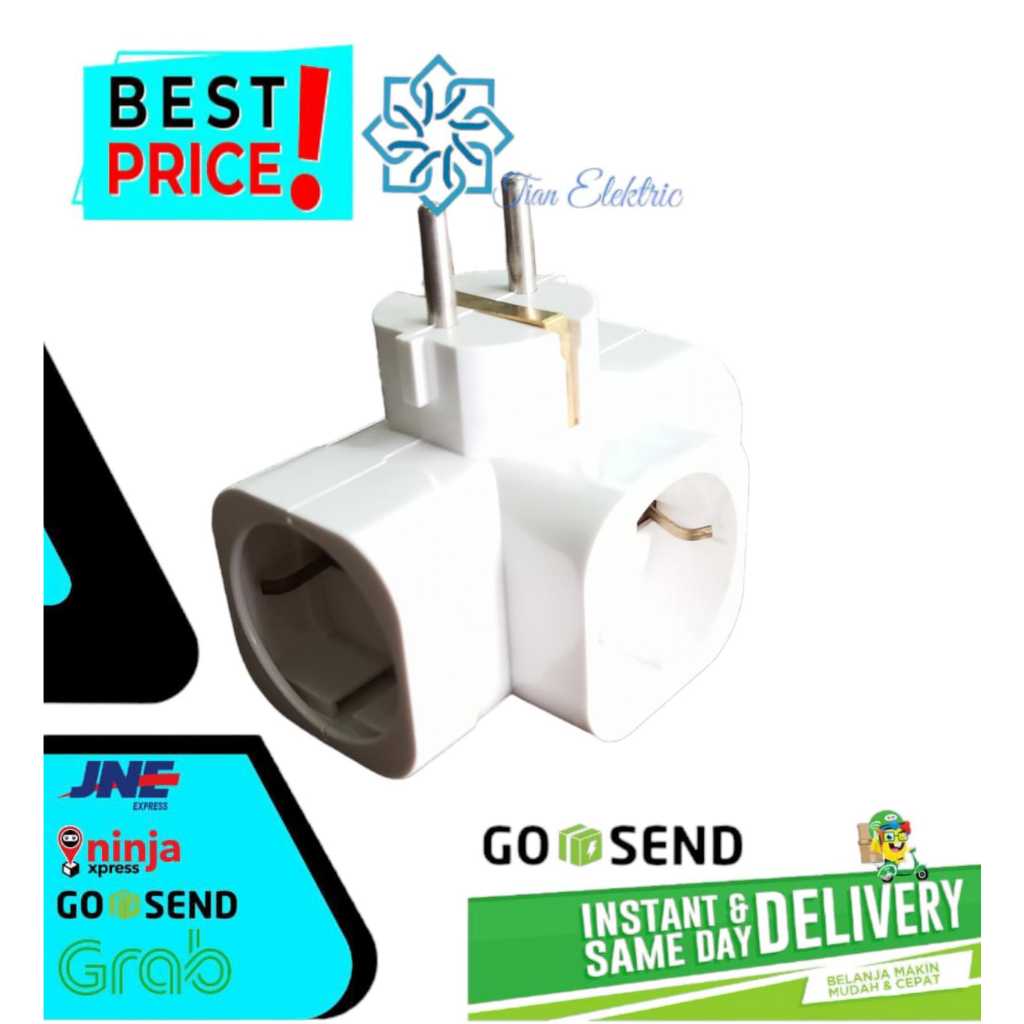 BOSS BPT16 Steker T Arde Boss / Colokan Cabang 3