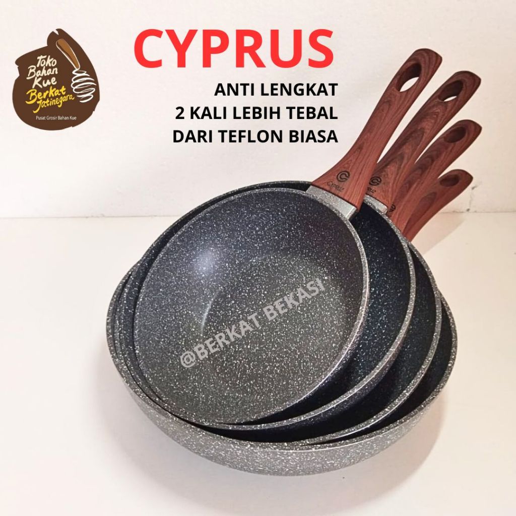 TEFLON CYPRUZ/CYPRUZ BBQ PAN/CYPRUZ SAUCE PAN/CYRPUZ FRY WOK