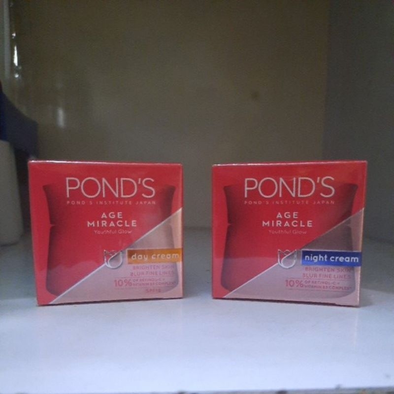 Paket Siang Malam Ponds Age Miracle travel size aman BPOM