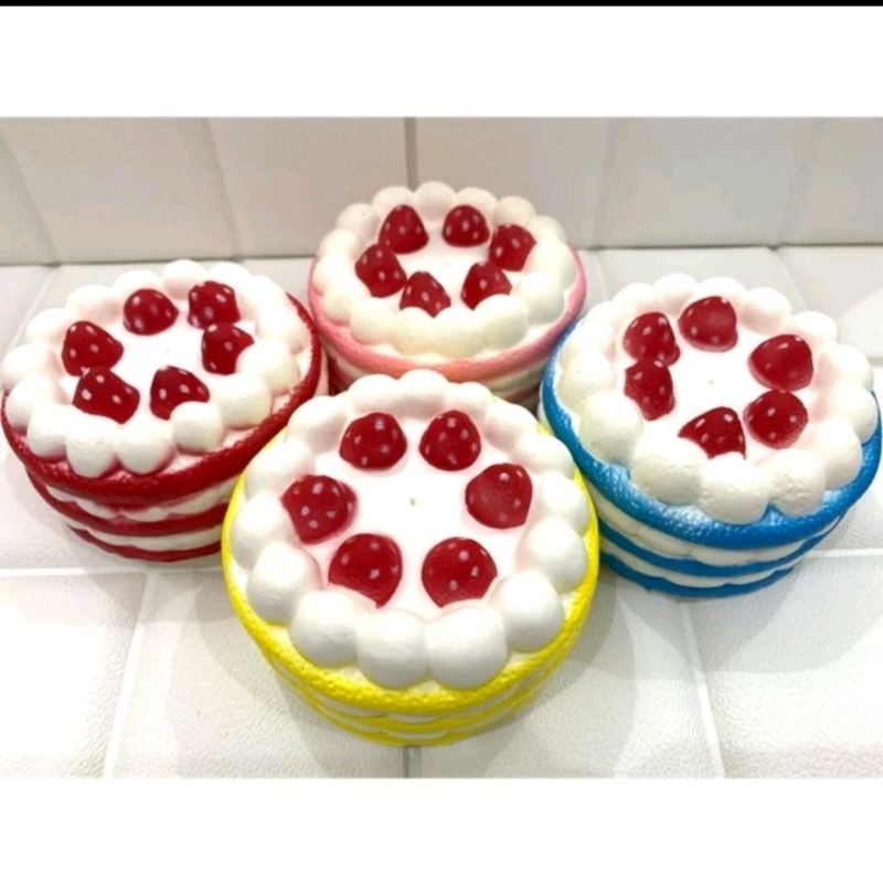 squisy kue tart bahan lembut enak di mainin/kue ulang tahun