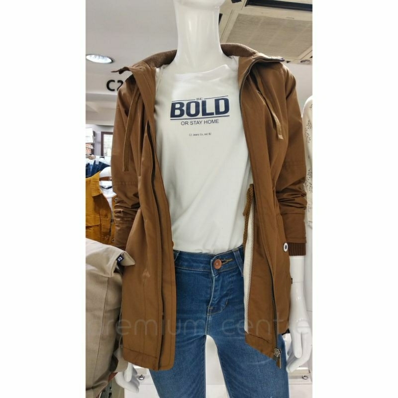 C2 OUTFITTERS | Jaket Coklat C2 Jaket Coklat Wanita Original