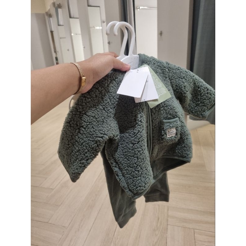 Hnm Set Jaket Bulu sale