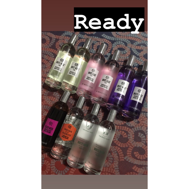 body mist the body shop / parfum the body shop / minyak wangi the body shop