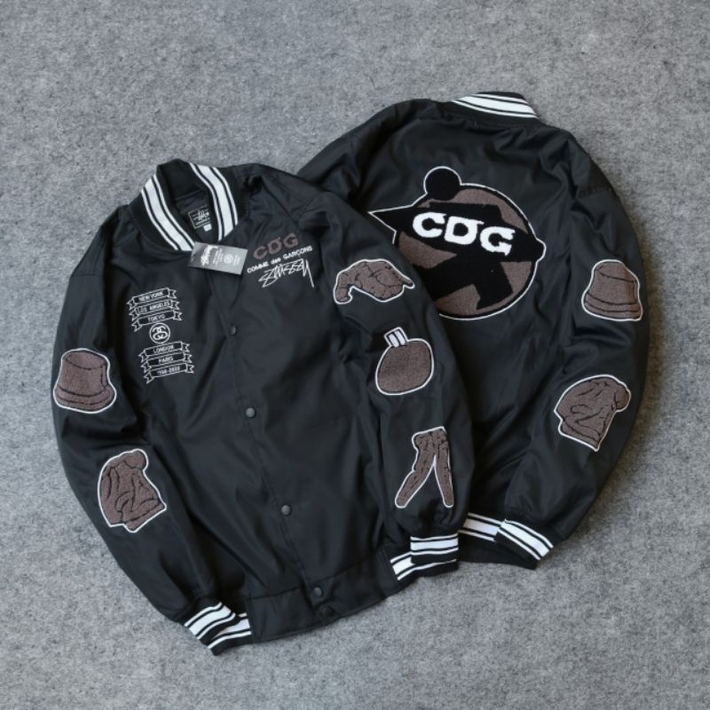 Jaket varsty styussy cdg unisek pulltag