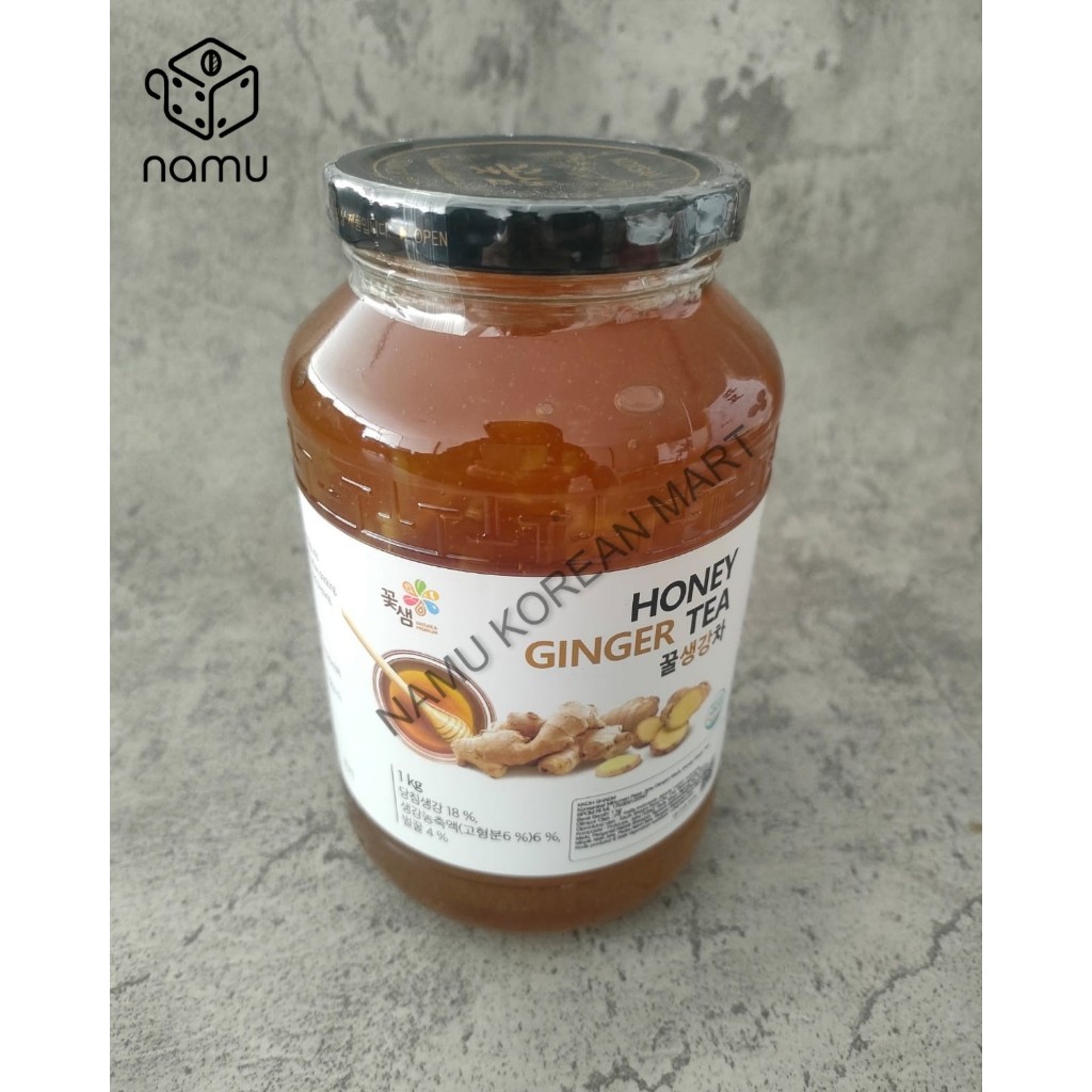 

Kkoh Shaem Honey Ginger Tea 1kg / Teh Madu dan Jahe Korea / Teh Jahe Korea / Teh