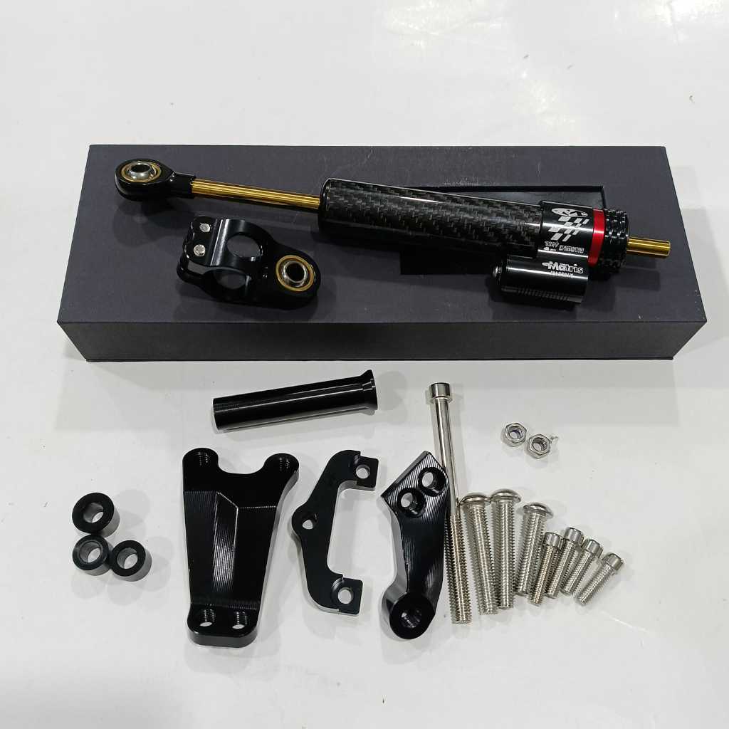 STEERING DAMPER MATRIS CARBON KAWASAKI ER6 STABILIZER STANG ER6