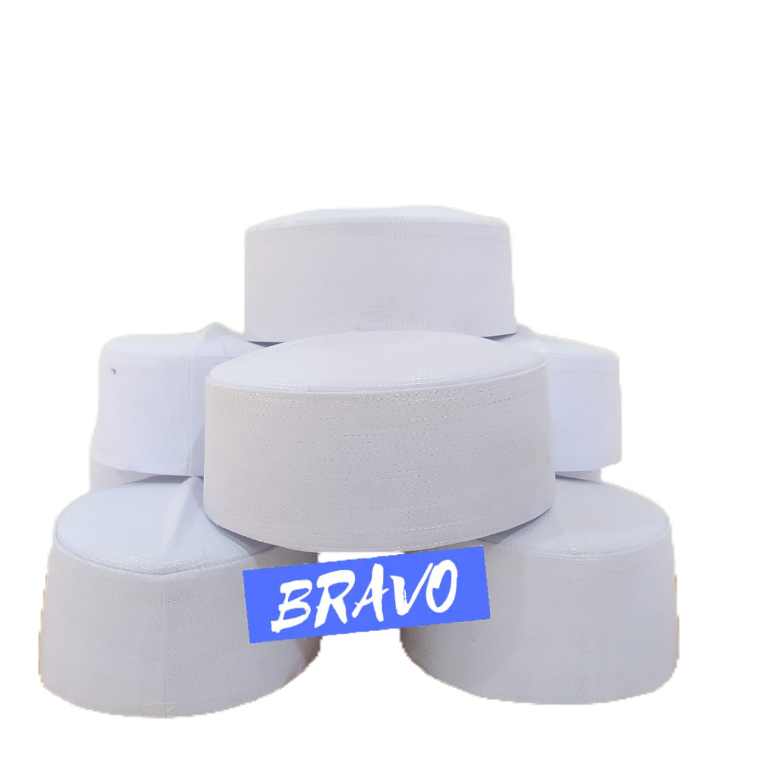 Peci Putih Sahara super Kopiah Sogkok Peci Putih sahara super