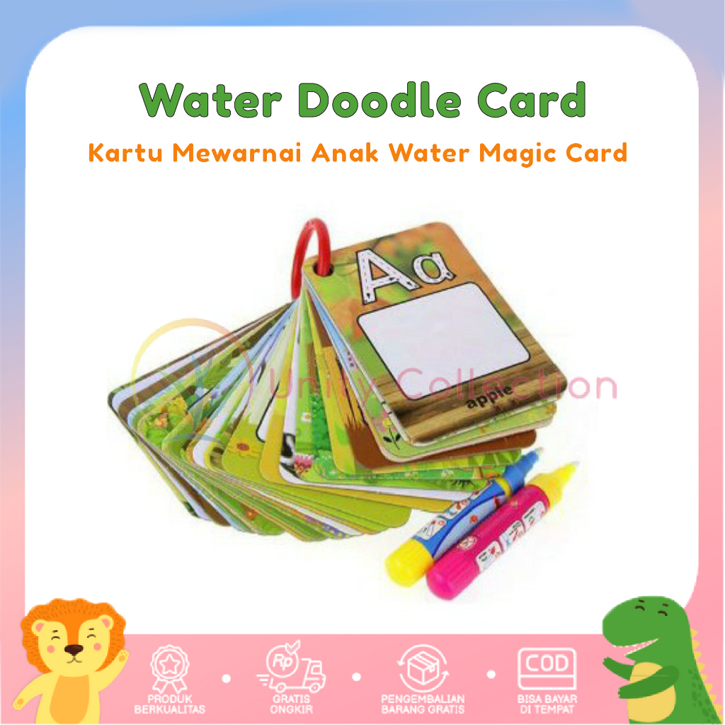 

Water Doodle Card Kartu Mewarnai Anak Water Magic Card