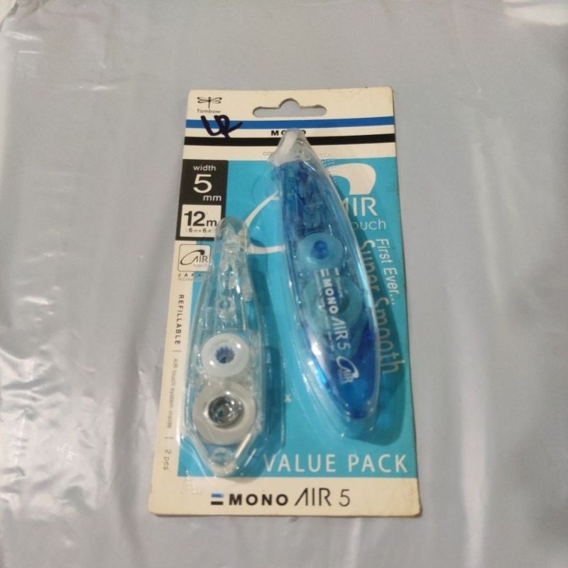 

mono correction tape tipe x kertas mono air 5 + refill