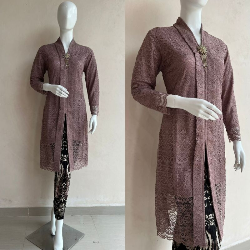 Kebaya Kartini Panjang / Set Kebaya Tradisional / Tunik Brokat / Kebaya Terlaris