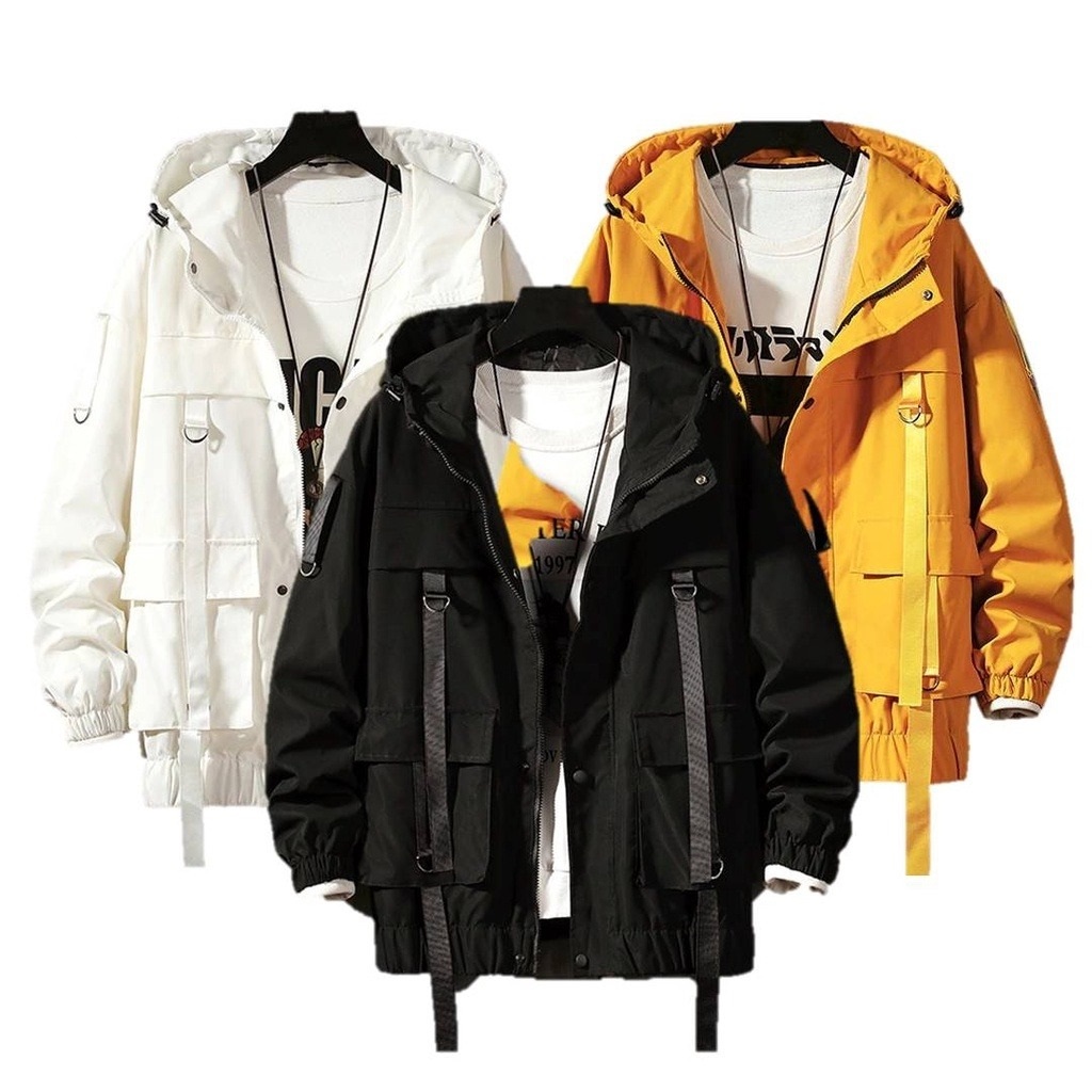 Valir DNF - jaket pria kekinian bahan premium anti air korean style cardigan terbari jaket pria gunung outdoor bahan taslanaa nti air