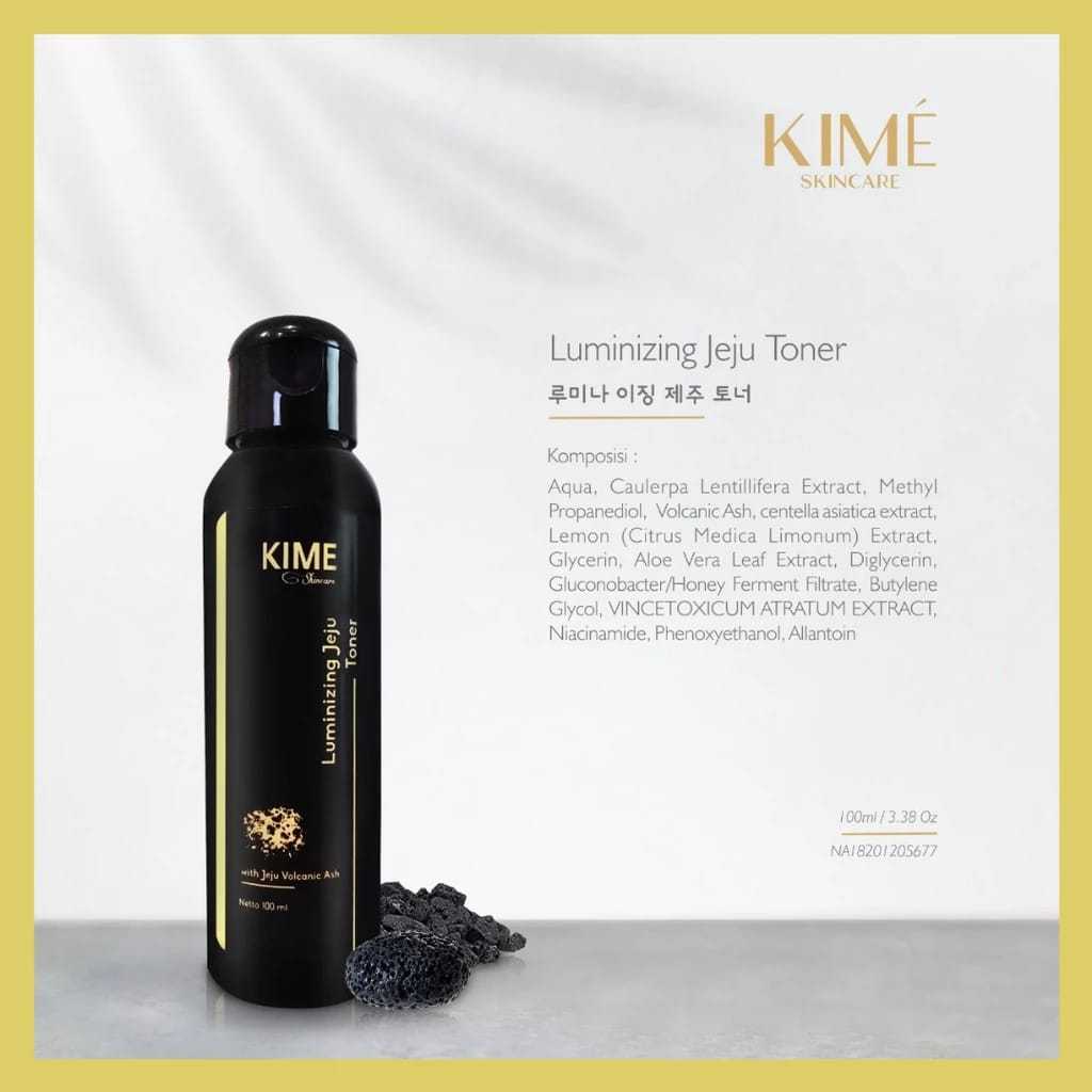 KIME Skincare Luminizing Jeju Toner BPOM