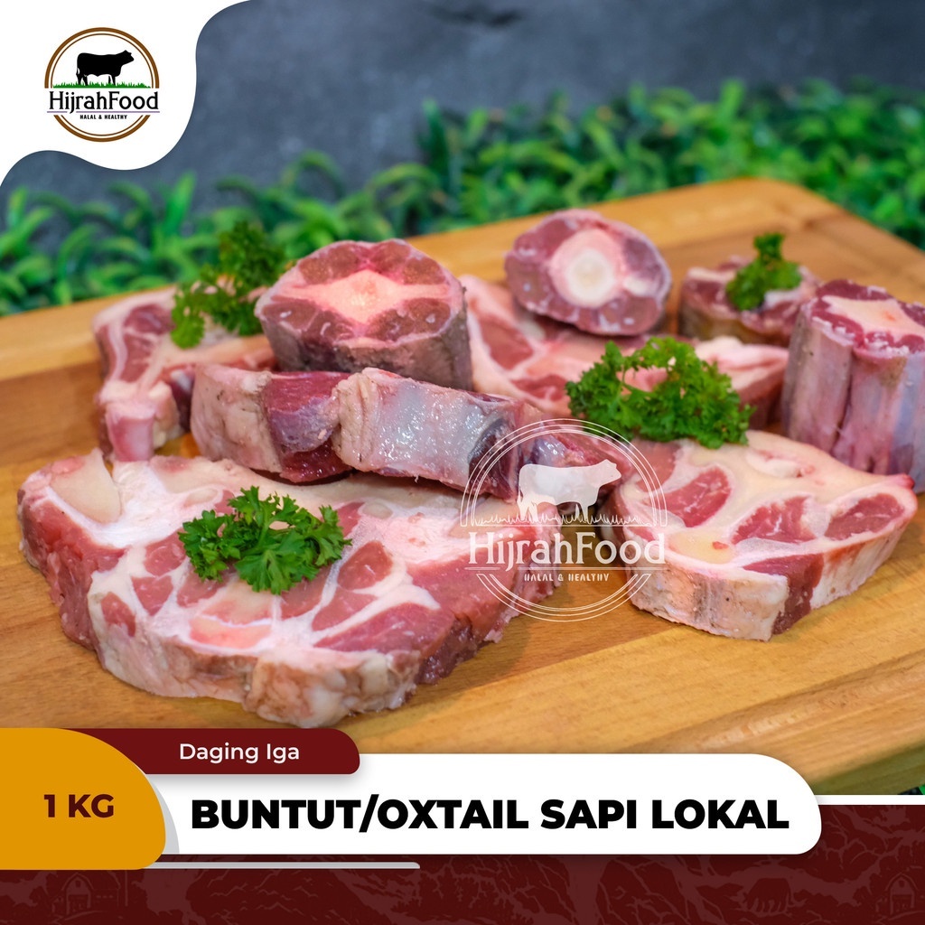 

Hijrahfood Daging Oxtail / Buntut Sapi Lokal BX (Qty. 1 kg)
