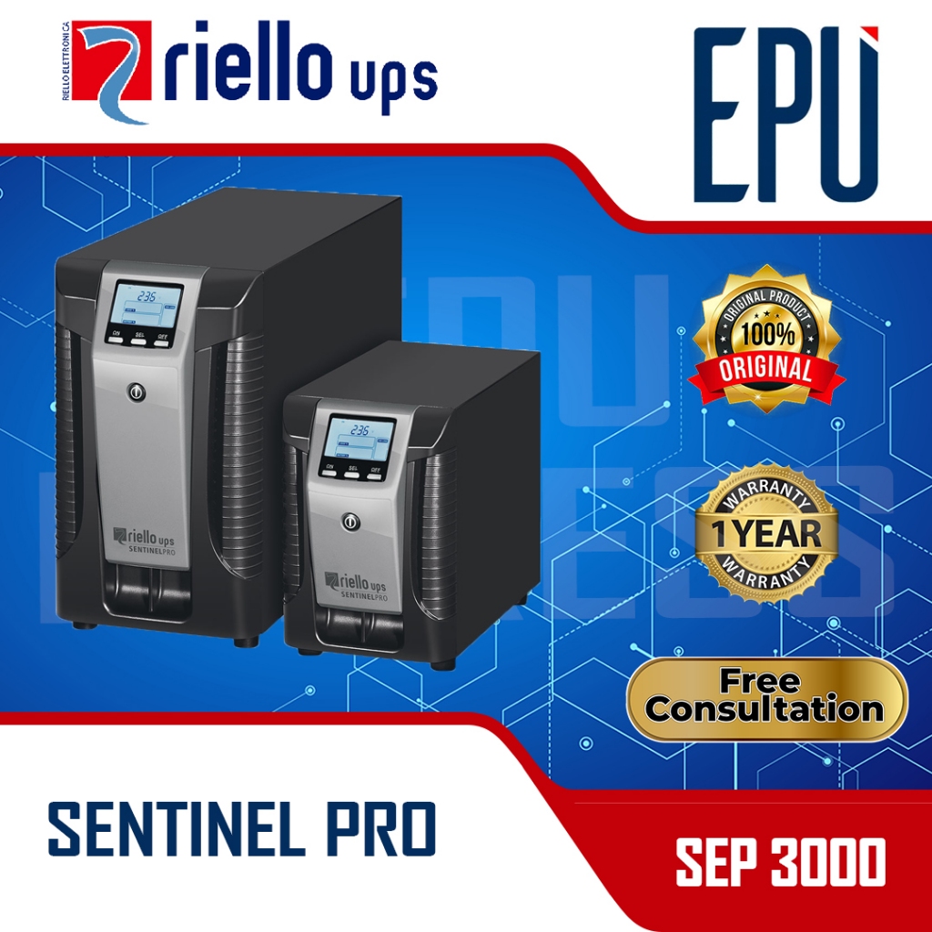 UPS Riello Sentinel Pro 1000VA / 800 Watt - Mini Tower
