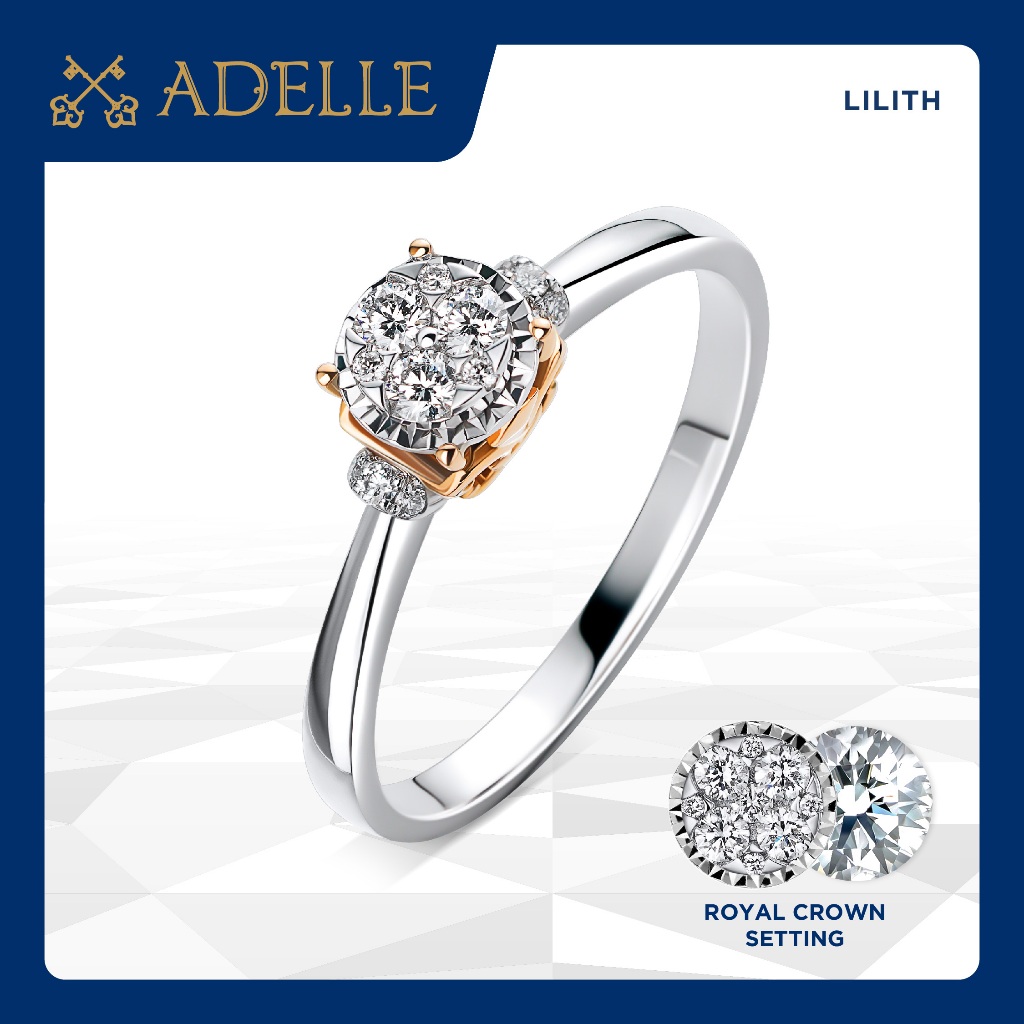 Adelle Jewellery - Lilith Diamond Ring - Cincin Berlian