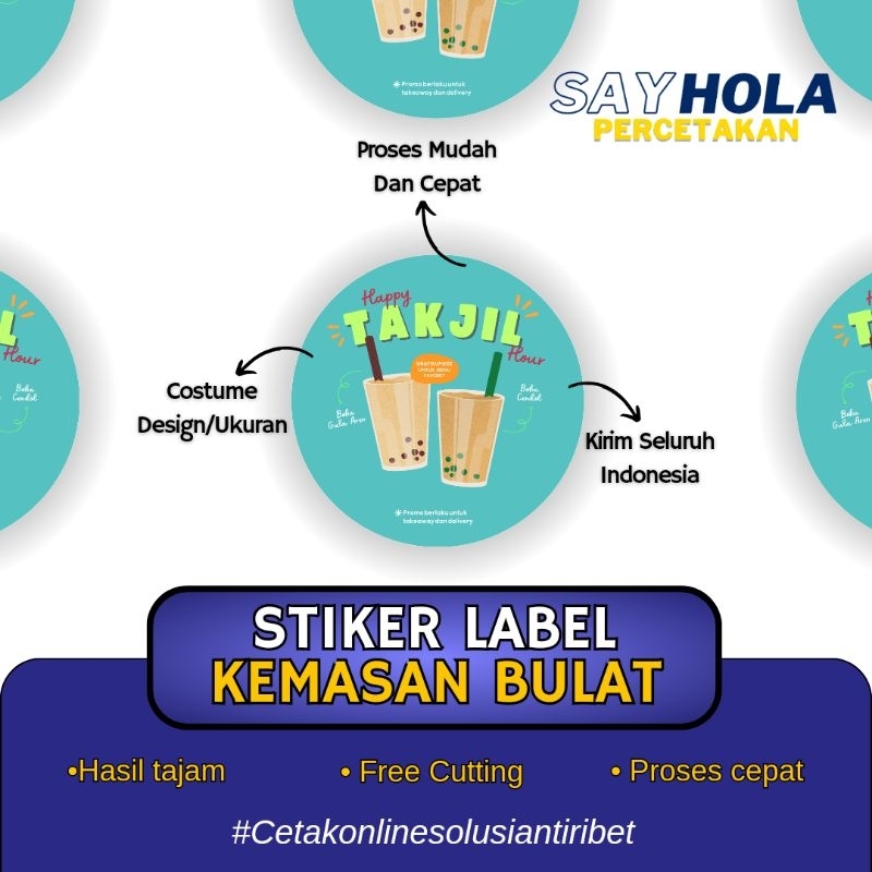 

Cetak label stiker logo | stiker kemasan makanan/produk/skincare/toko dll