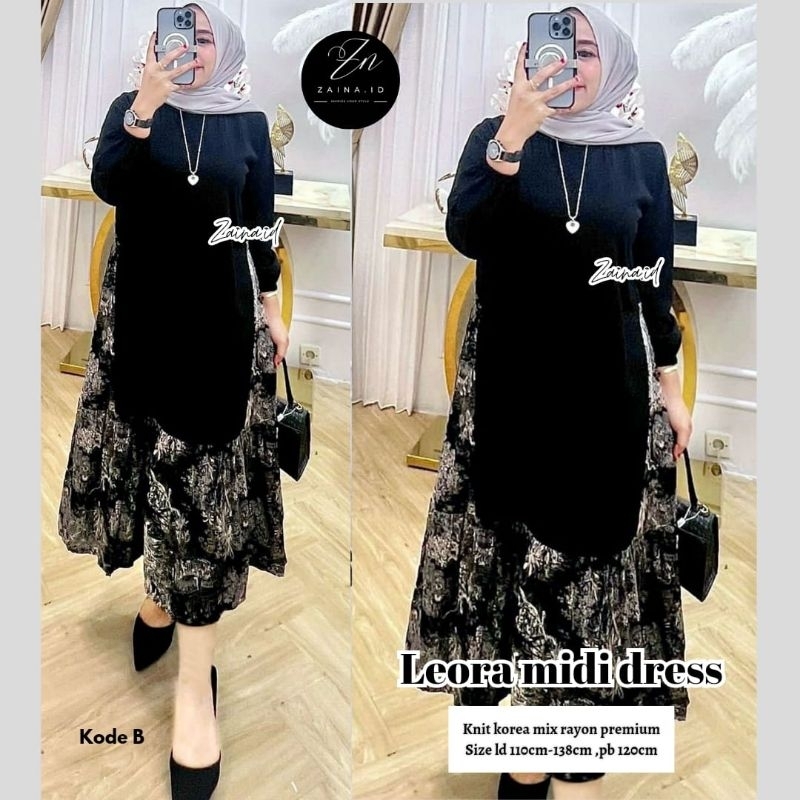 leora midi dress