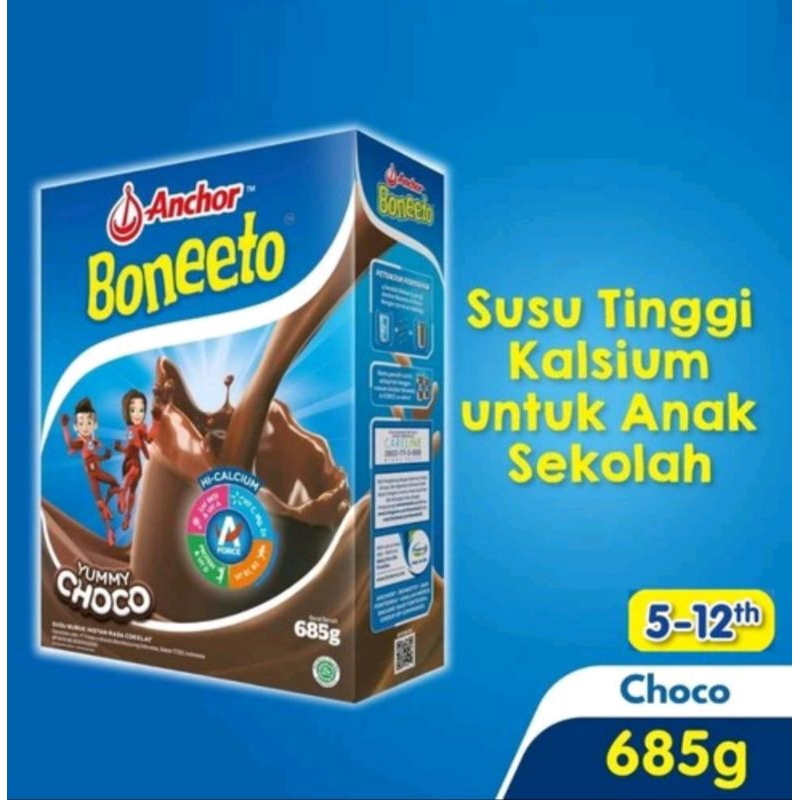 

Boneeto Susu Bubuk Anak Sekolah Yummy Choco 685g