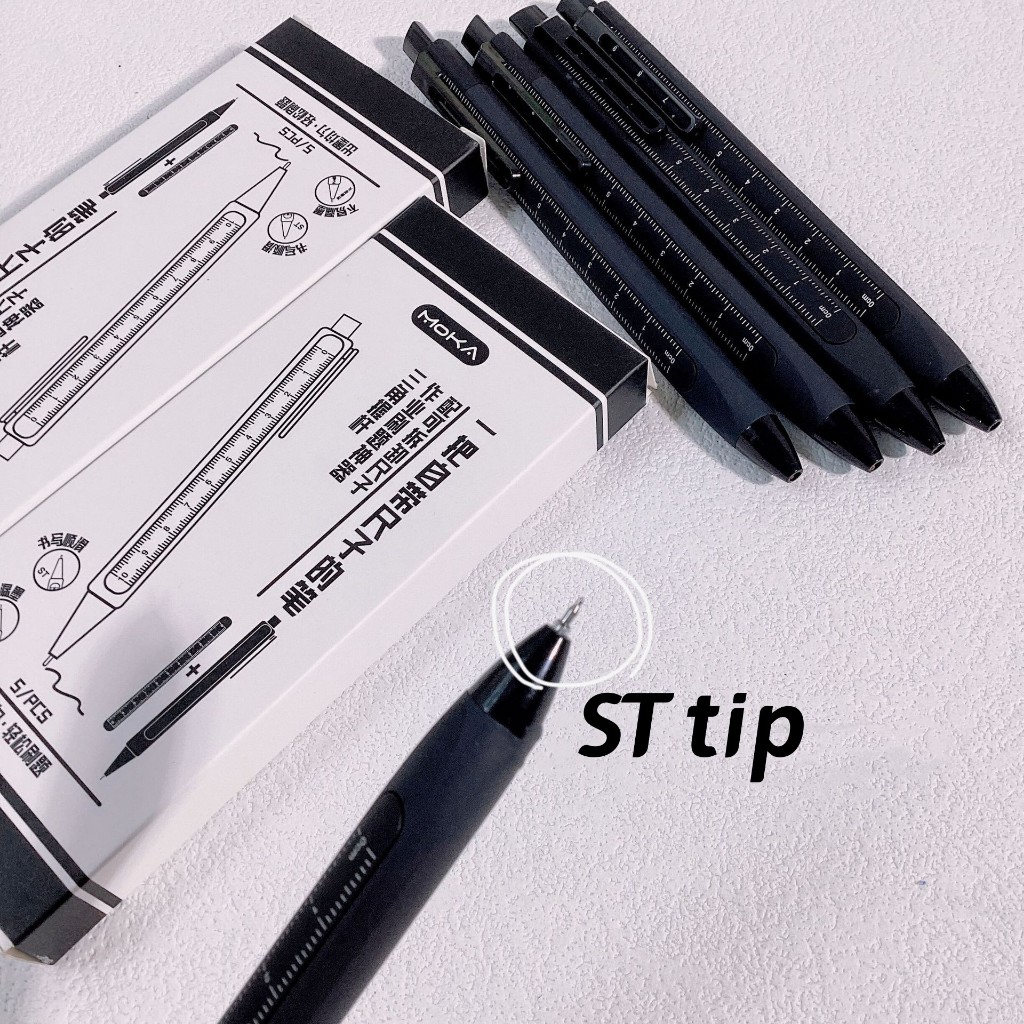 

Pulpen Gel 0.5mm simple / Pena Tinta Gel Standard Pulpen Tinta Cair-Miss Art