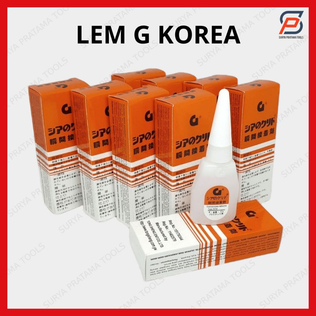 

Lem Korea G Original Lem Setan Serbaguna Power Glue Tetes Cair Tahan Panas Kualitas Super