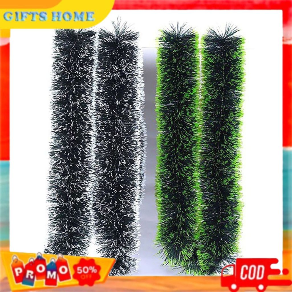 Slinger Natal Putih Salju / Selinger Natal Hijau Daun /Slinger Dekorasi Pohon Natal/ Slinger natal