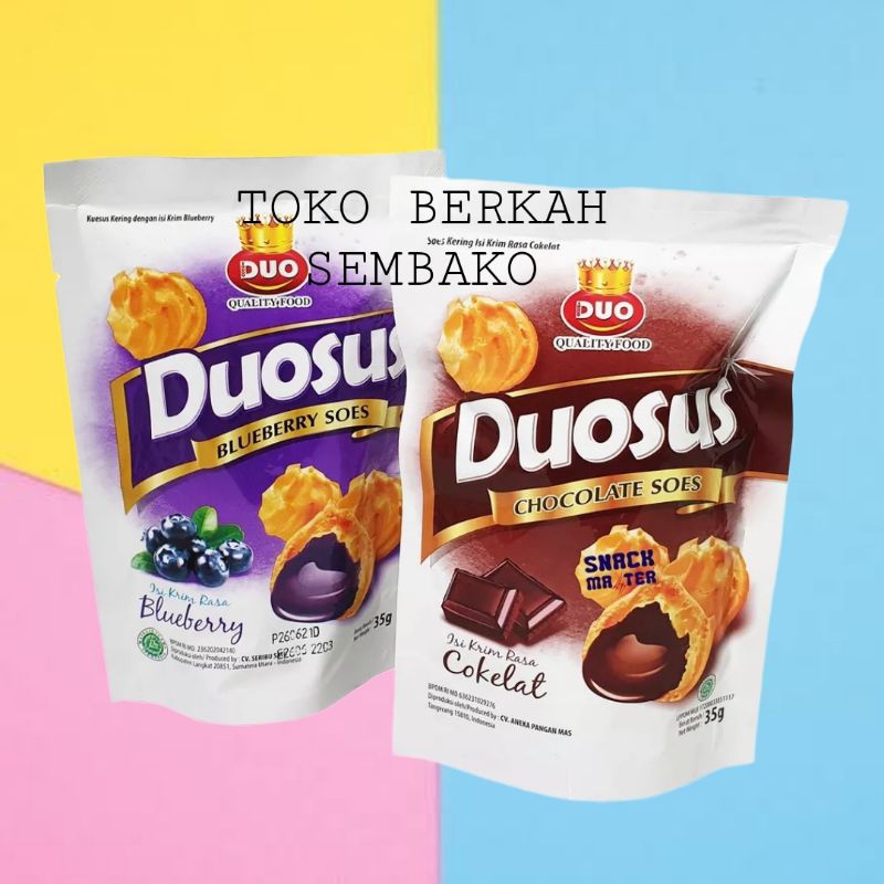 

Duosus Kue Soes Kering Isi Krim 30gr -1 BUNGKUS