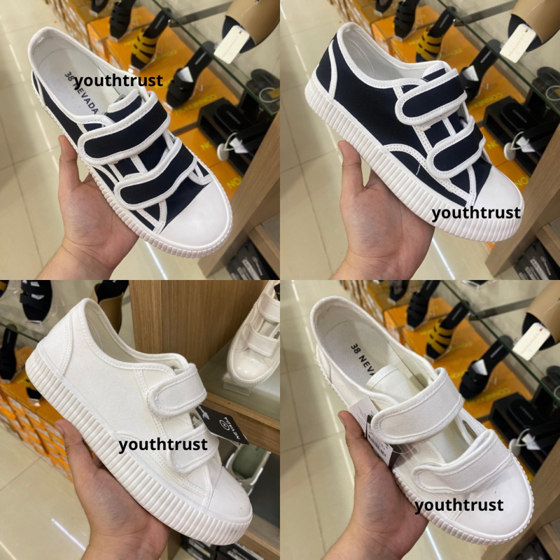 Nevada COOL03 Sneakers Wanita Bahan Kanvas Tanpa Tali 36-40