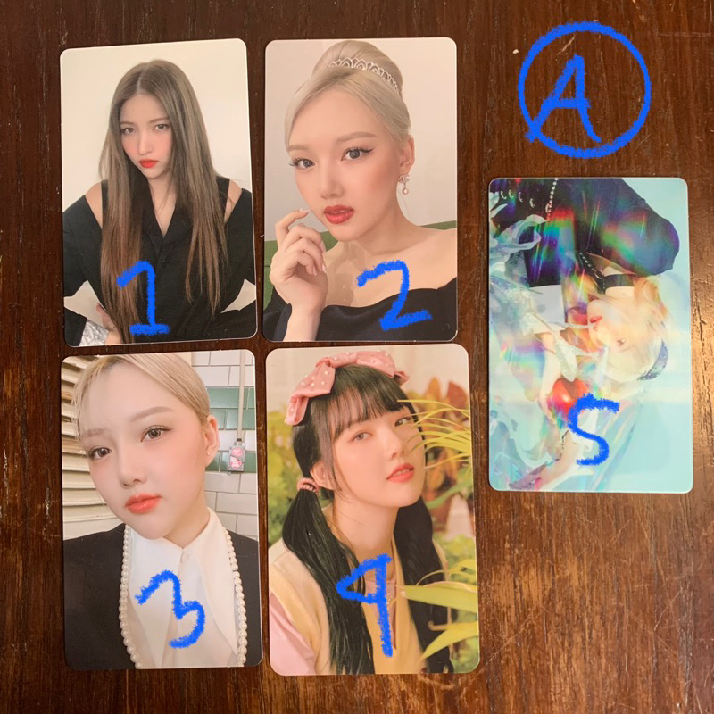 PHOTOCARD PC GFRIEND VIVIZ SOWON YERIN YUJU SINB UMJI