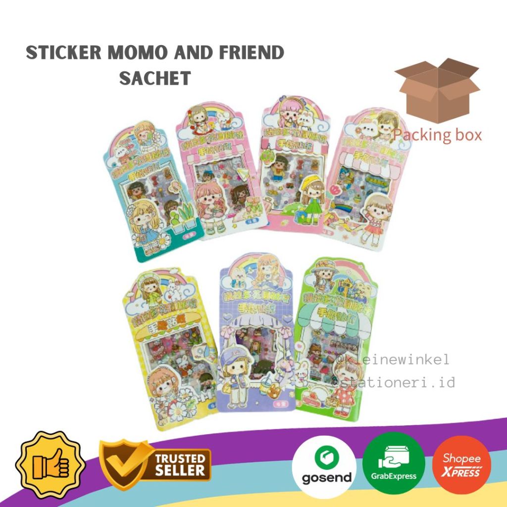 

Sticker Momo and Friend Sachet 1 pcs