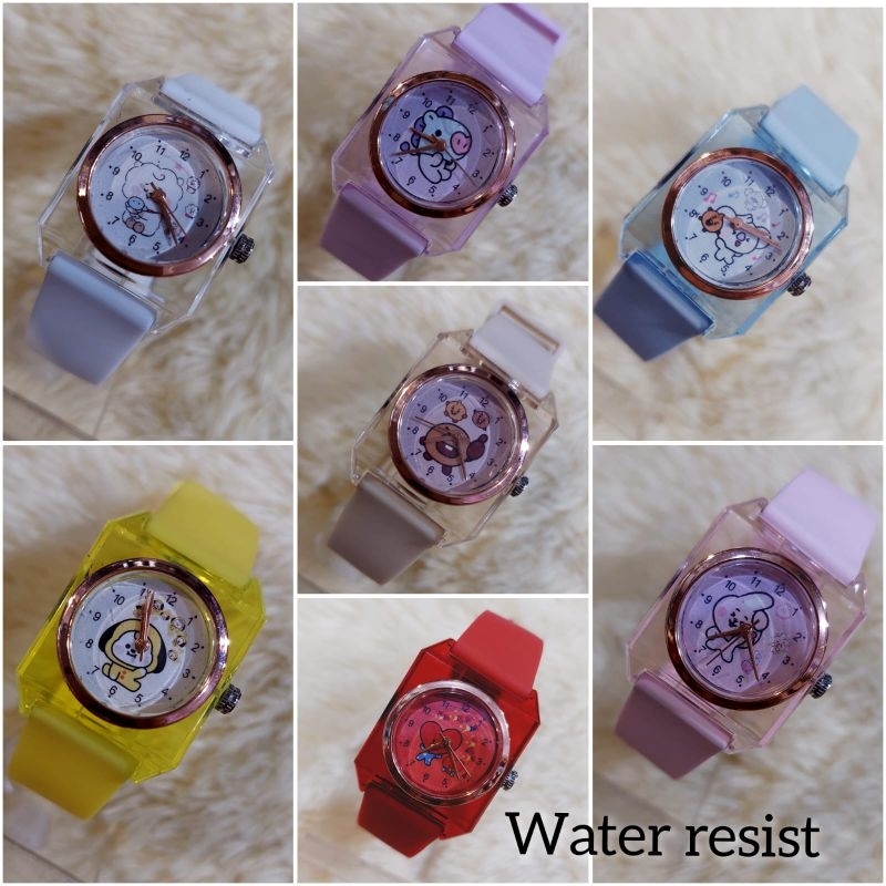 Jam tangan bts21 terbaru water resistance anti air