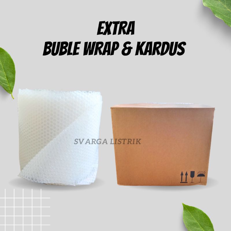 

Extra Tambahan Buble Wrap dan Kardus