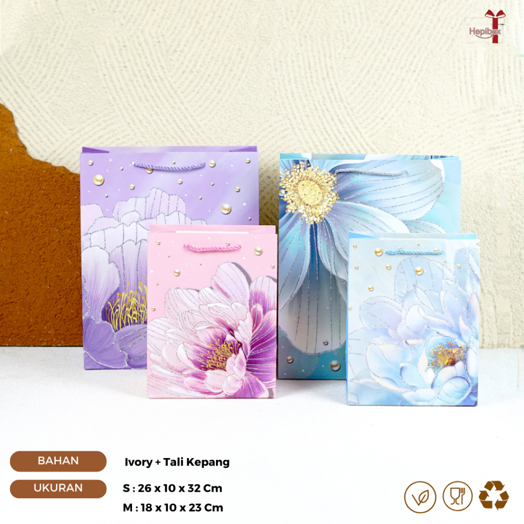 Paper Bag Motif / Goodiebag Motif / Paper Bag Bunga / Goodiebag Bunga / Paper Bag Ultah I AM01B1-AM02B1