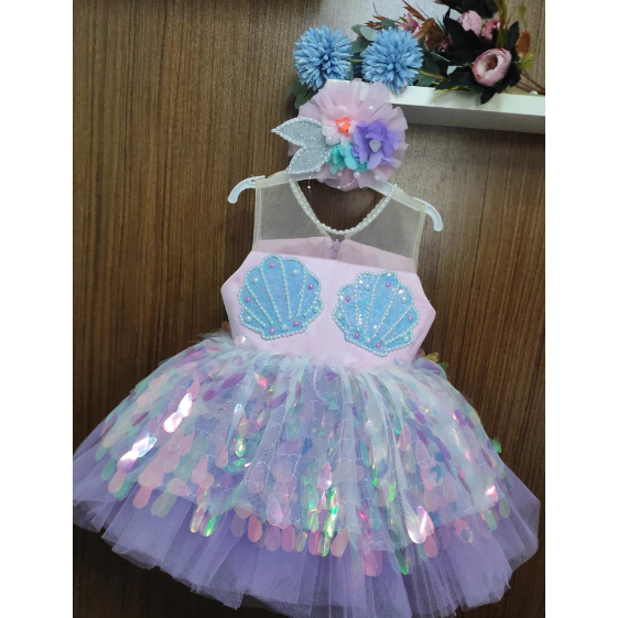 mermaid costume ,MERMAID DRESS, BABY GIRLS DRESSES ,SPECIAL OCCASION,BABY GIRLS PARTY DRESS ,ARIEL D