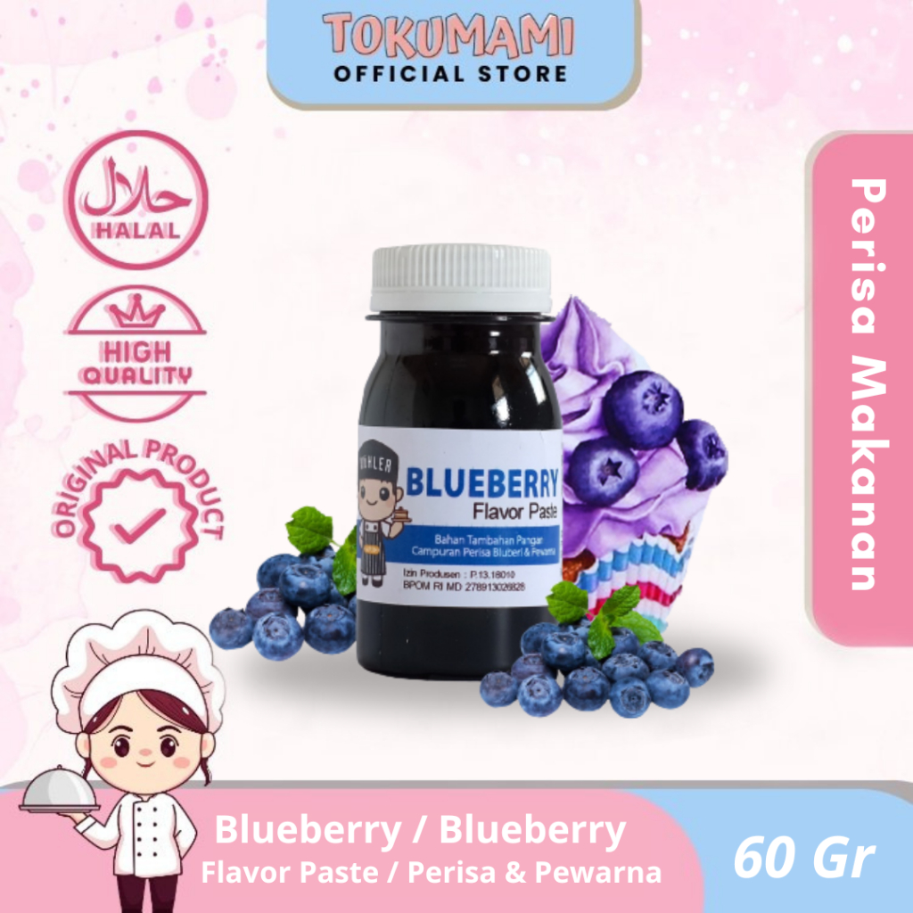 

Tokumami - Flavor Paste / Pasta Perisa Mohler Blueberry 60 Gram