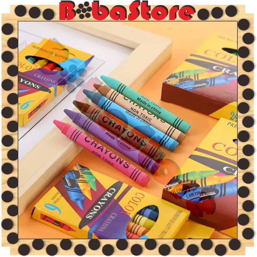 

⭐Bobastore⭐ KRAYON ANAK SET 24 PCS CRAYON SET 24 WARNA ALAT MELUKIS MEWARNAI SET KIDS ART SET COLOURING PENCIL SOUVENIR S096