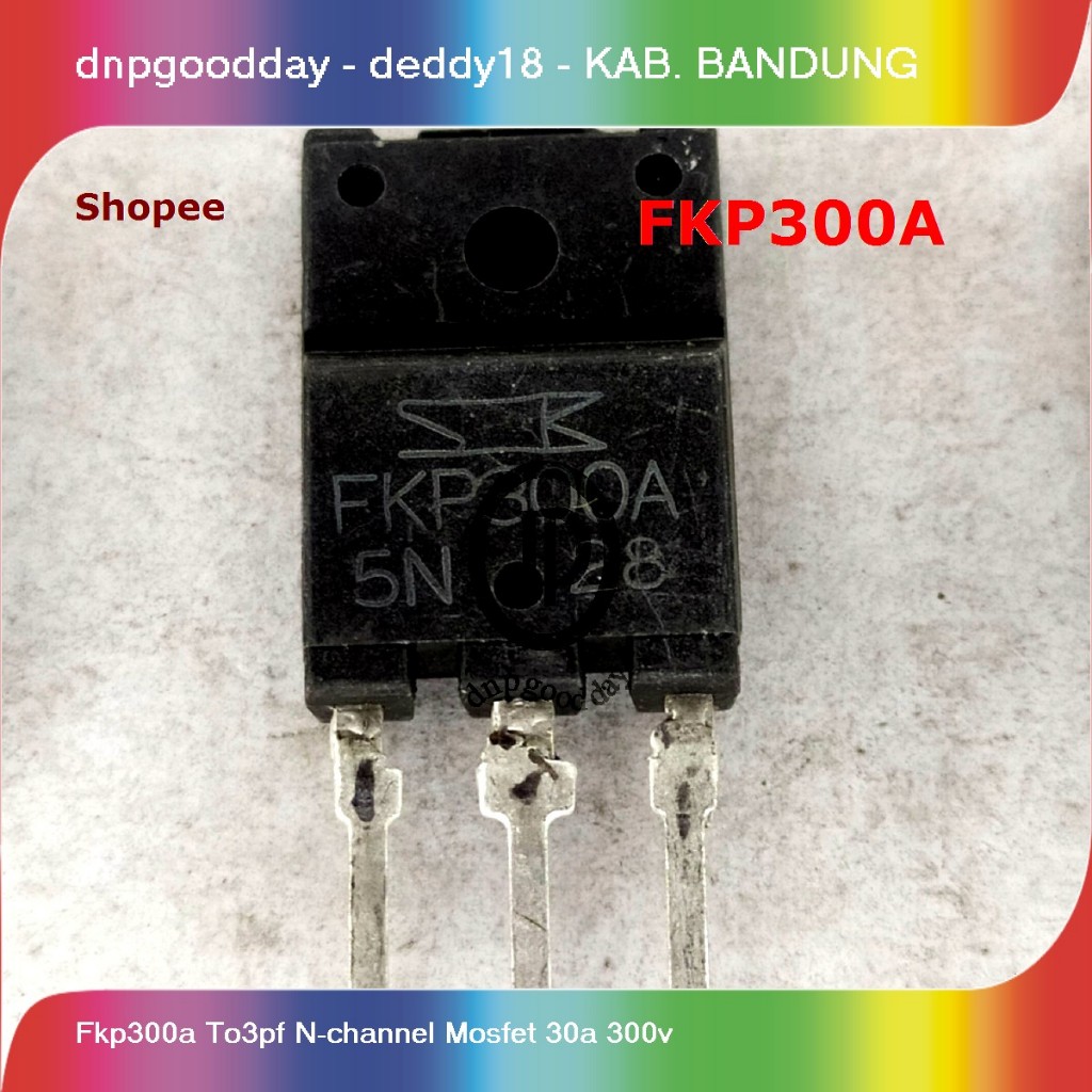 fkp300a to3pf n-channel mosfet 30a 300v