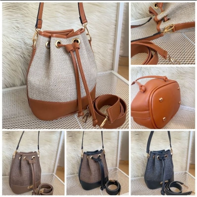 NEW  Tas Wanita Tas selempang serut korean